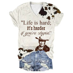 Wisdom in Wardrobe Life's Challenges Print T-Shirt